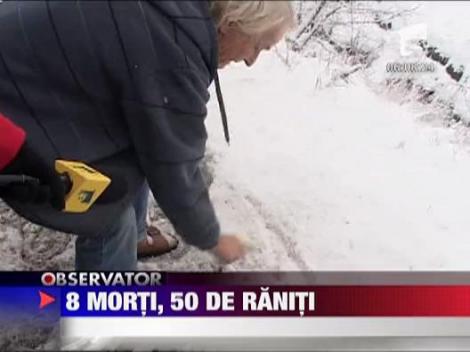 Iarna a facut victime in Romania