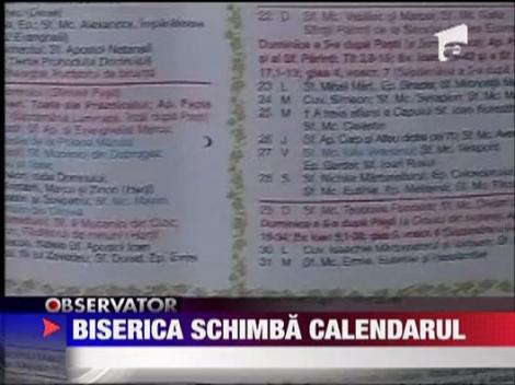 Biserica schimba calendarul