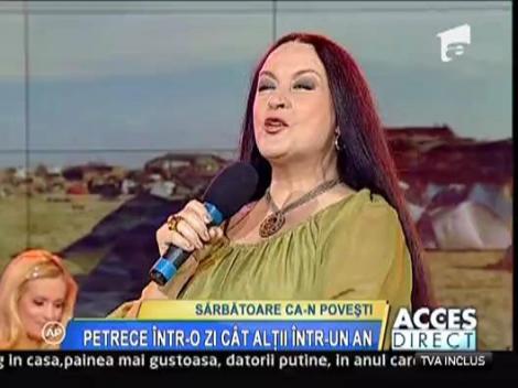 Maria Dragomiroiu a cantat la Acces Direct