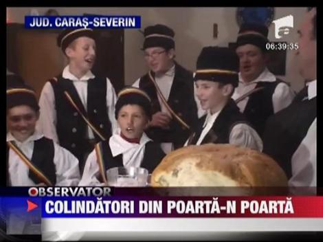 Colindatori din poarta-n poarta