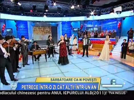 Viorica si Ionita din Clejani au cantat la Acces Direct