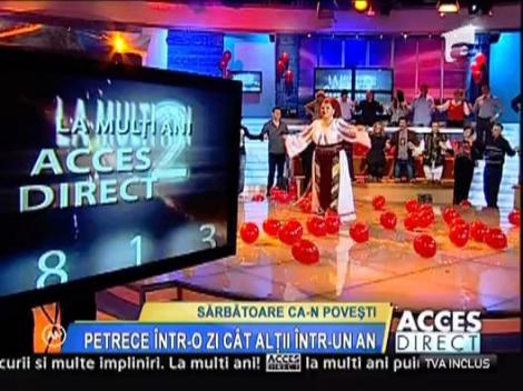 Nicoleta Voica a cantat la Acces Direct