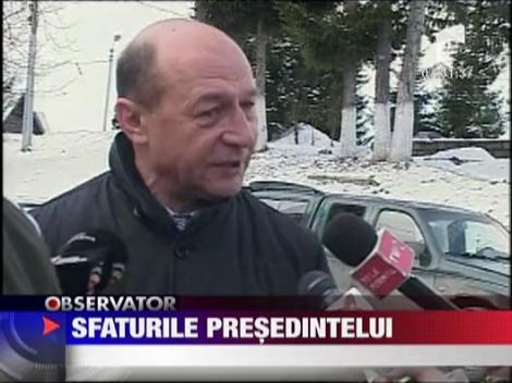 Presedintele Traian Basescu ne indeamna la un consum rational