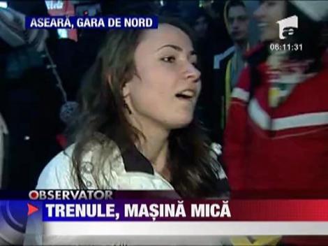 Aglomeratie mare in Gara de Nord