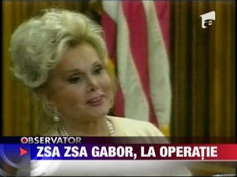 Necazuri pentru actrita Zsa Zsa Gabor