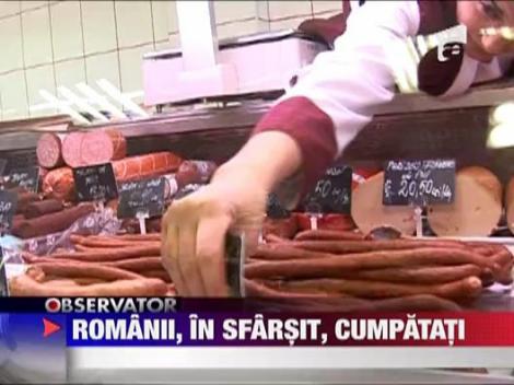 Romanii, in sfarsit cumpatati