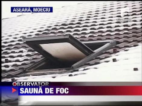 Cabana in flacari in Moeciu