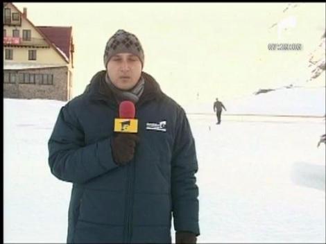 A inceput constructia bisericii din gheata la Balea Lac