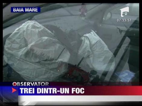 Carambol la intrare in orasul Baia Mare