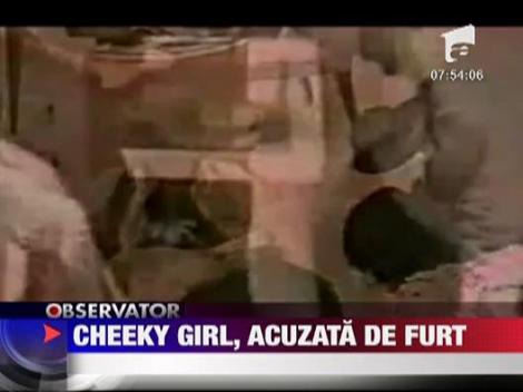 Cheeky girl, acuzata de furt