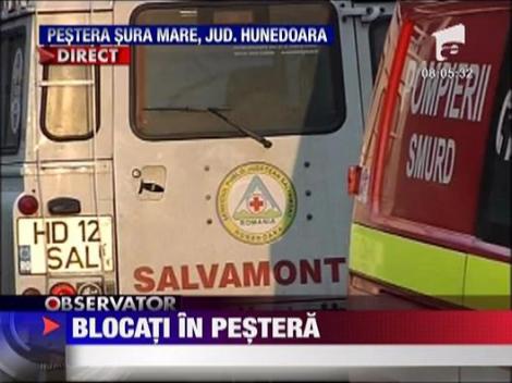 Update! Speologi blocati in pestera