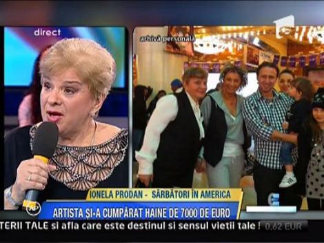Ionela Prodan si-a cumparat haine de 10.000 de euro