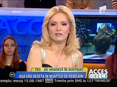 Teo Trandafir - internata la terapie intensiva