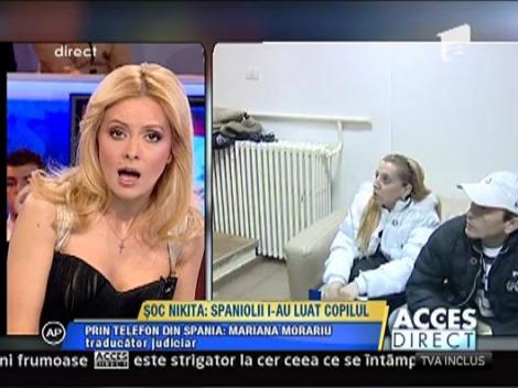 Nikita, maltratata de politia spaniola, a ramas fara copil