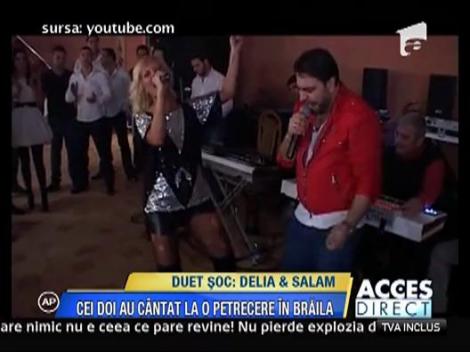 Delia - duet cu Florin Salam la o petrecere privata