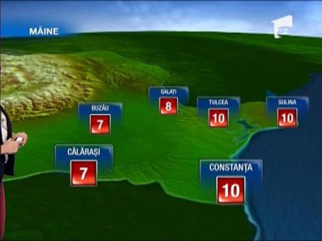 Vremea pentru urmatoarele 2 zile