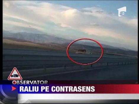 Pe contrasens pe centura Sibiului