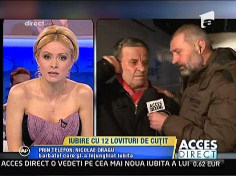 Nicolae Dragu se confrunta cu parintii fetei prin telefon