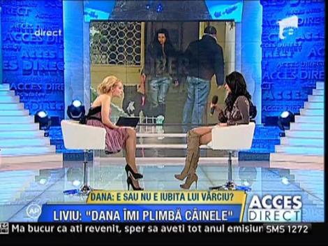 Liviu Varciu: "Suntem doar amici, imi plimba doar cainele"