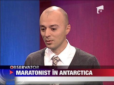 Maratonist in Antartica