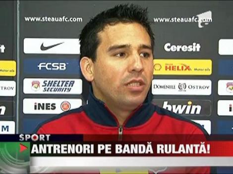 Antrenori pe banda rulanta la Steaua