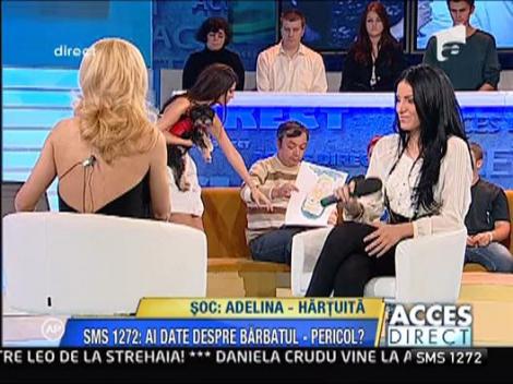 Adelina - fericita si implinita cu iubitul ei George