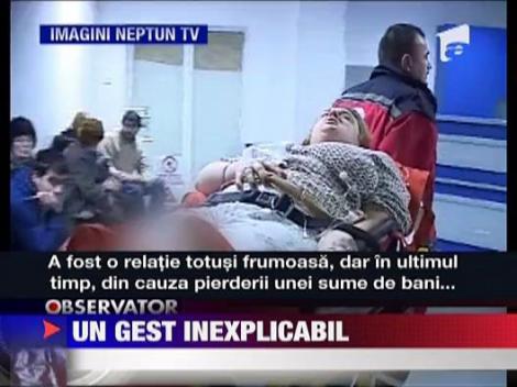 UPDATE / S-a aruncat de la etajul noua cu copilul de trei ani in brate!