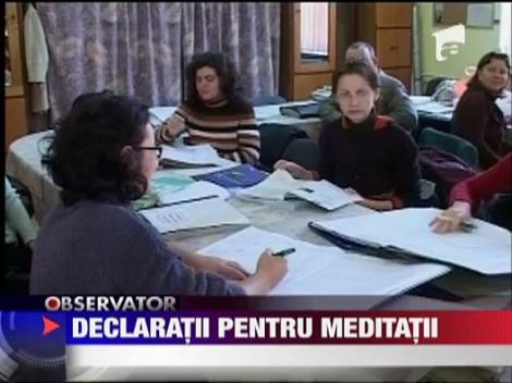 Declaratii pentru meditatii
