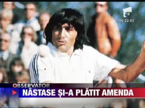 Nastase si-a platit amenda de la Consiliul National pentru Combaterea Discriminarii