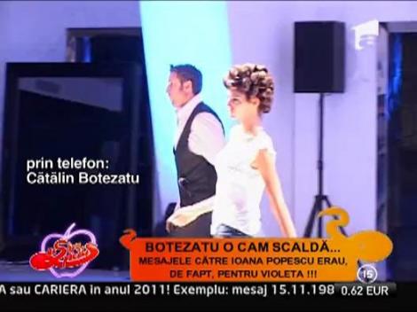Botezatu despre schimbul de SMS-uri cu Ioana Popescu