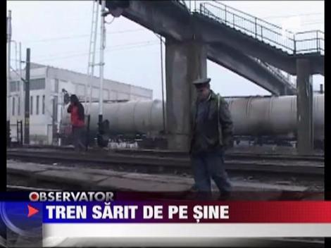 Tren deraiat, langa Dej