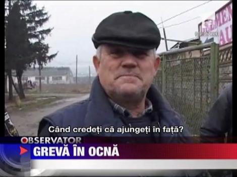 Minerii de la Ocna Dej au intrat in greva