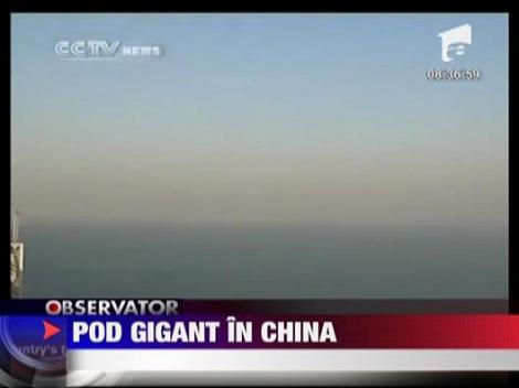 Chinezii construiesc cel mai lung pod maritim din lume