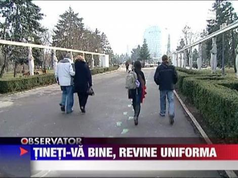 Este posibil sa revina uniforma obligatorie in scoli