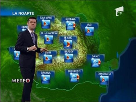 Vremea pentru urmatoarele 3 zile