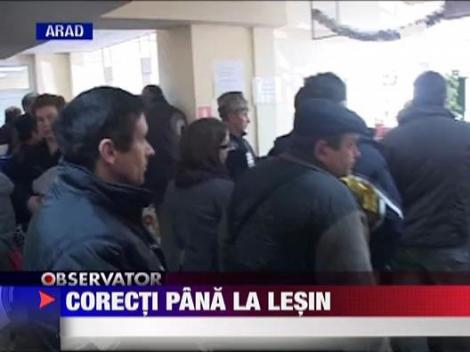 A lesinat pe culoarele CAS-ului din cauza inghesuielii