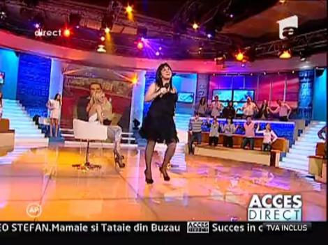 Carmen Serban a cantat la Acces Direct