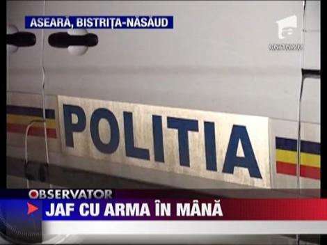 Jaf-fulger la un magazin din Bisitrita