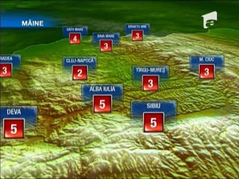 Vremea pentru urmatoarele 2 zile