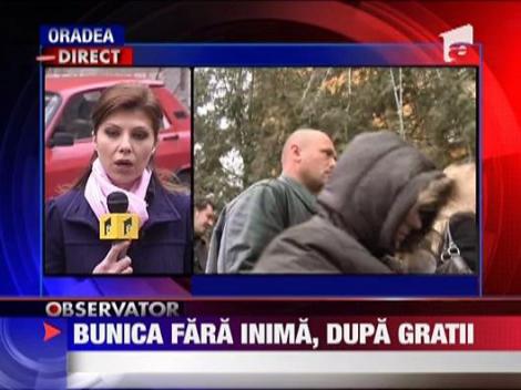 Bunica care si-a ars cu acid nepoata, dupa gratii