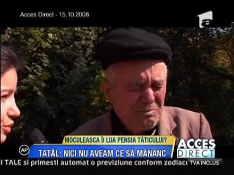 Moculeasca isi acuza tatal de minciuna