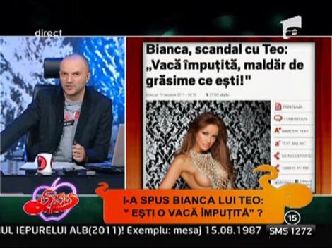 A injurat-o Bianca Dragusanu pe Teo Trandafir?