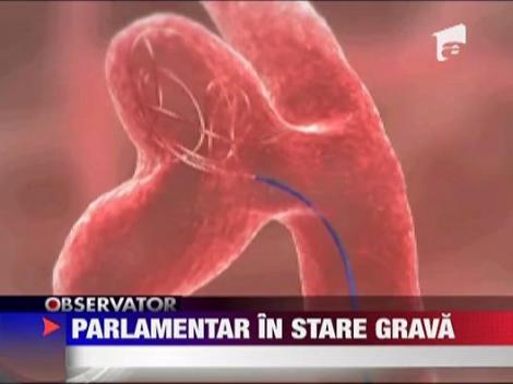 Palamentar roman, in stare grava la spital