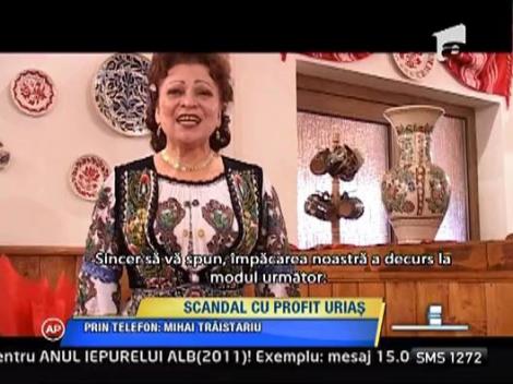 Traistariu - profit de 80.000 de euro cu "Ciocarlia", dupa scandalul cu Maria Ciobanu