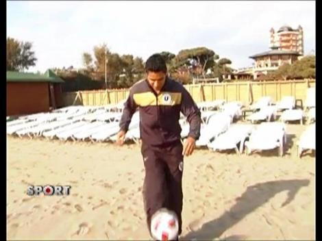Machado exerseaza braziliana pe plajele din Turcia!