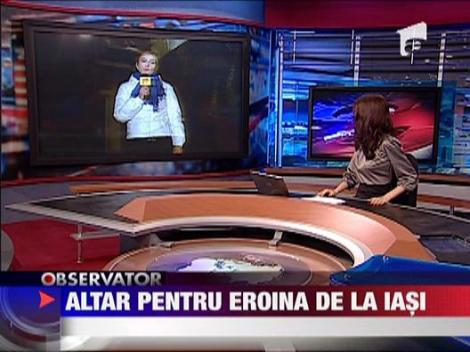 Altar pentru eroina de la Iasi