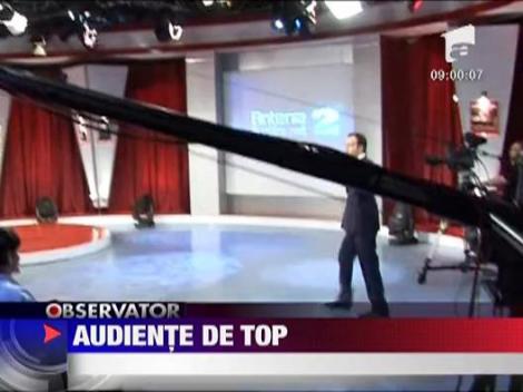 Antena 2, audiente de top