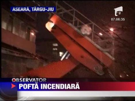 Incendiu pornit de la o afumatoare improvizata