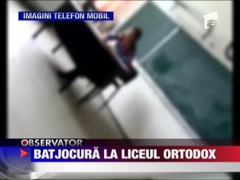 Batjocura la Liceul Ortodox