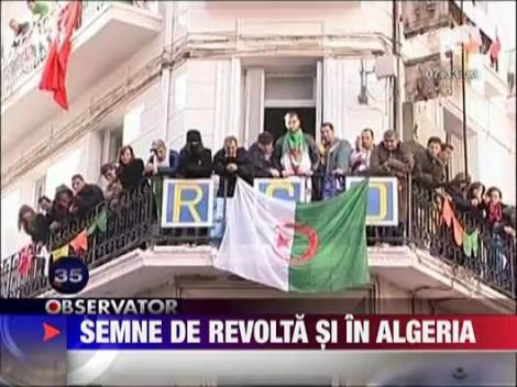 Semne de revolta si in Algeria